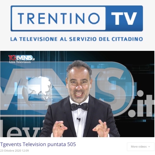 TGEVENTS in onda su TRENTINO TV Canale 12 TGEVENTS in onda su TRENTINO TV Canale 12