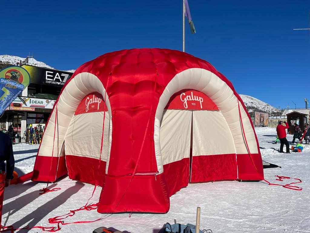 Galup è presente allo Snow Village della Coppa del Mondo di Sci a Sestriere.