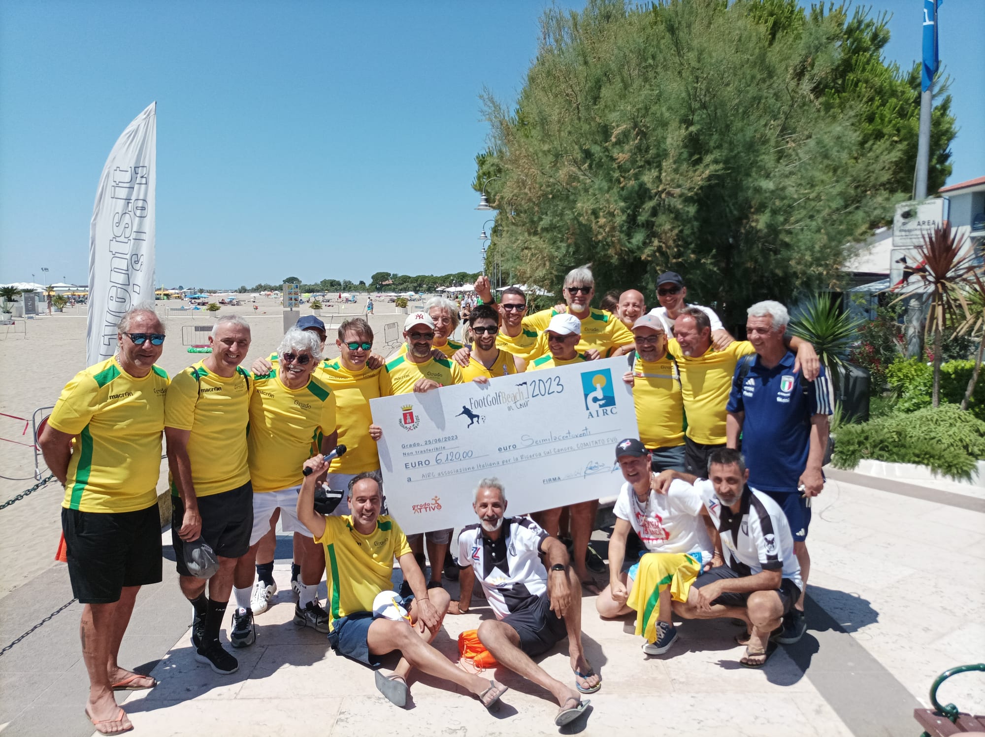 FootgolfBeachInTour Grado 2023, un successo