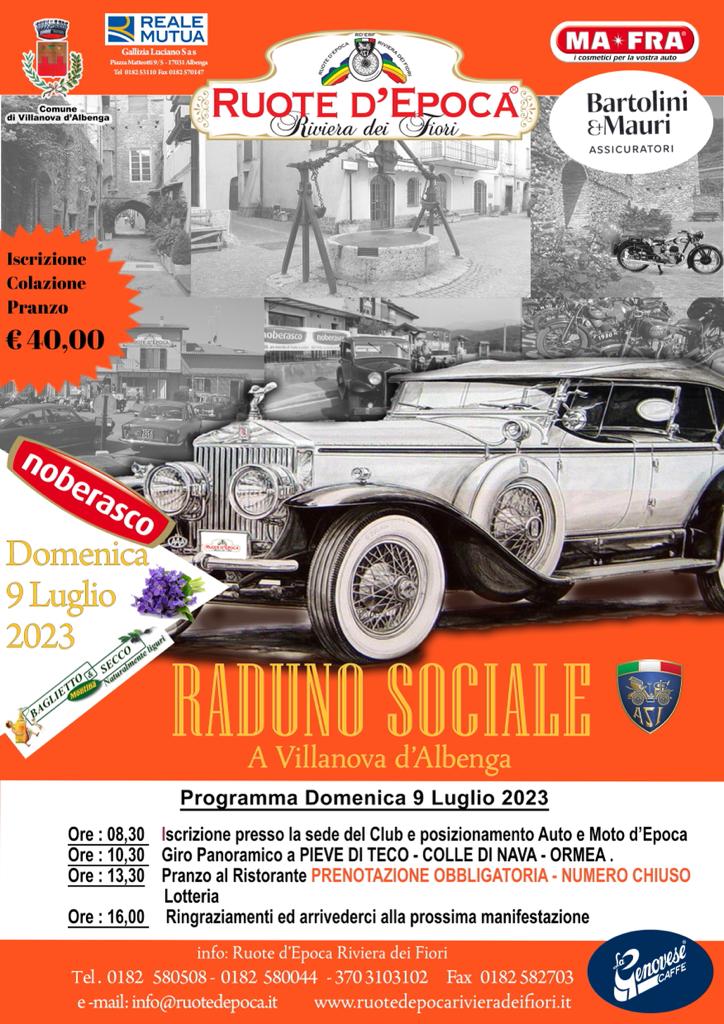 A Villanova tutto pronto per il raduno del Club Ruote d’Epoca Riviera dei Fiori A Villanova tutto pronto per il raduno del Club Ruote d’Epoca Riviera dei Fiori