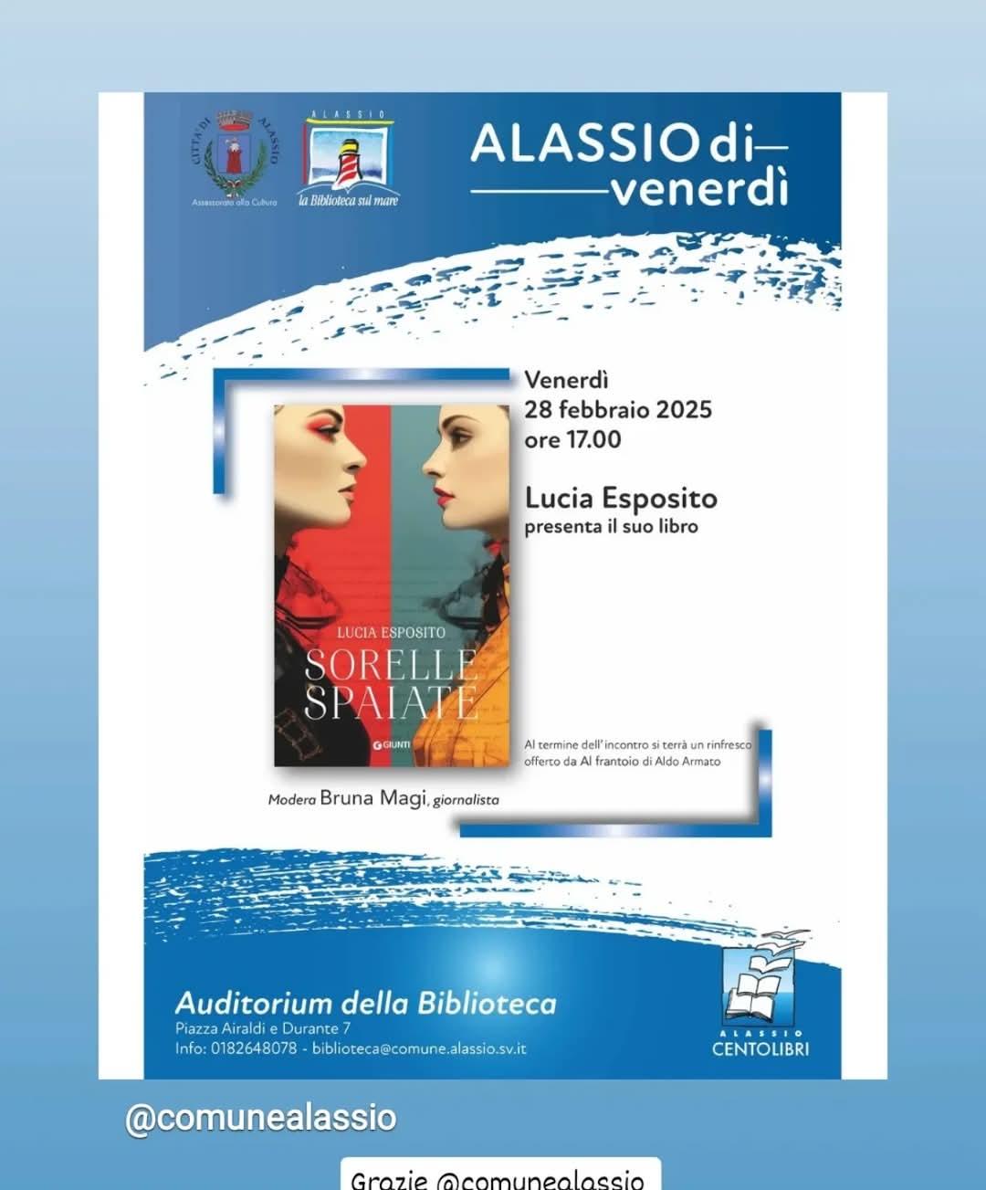 Presentazione del Libro: Sorelle Spaiate