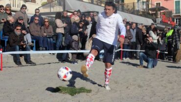 Chiappucci al footgolf di Alassio