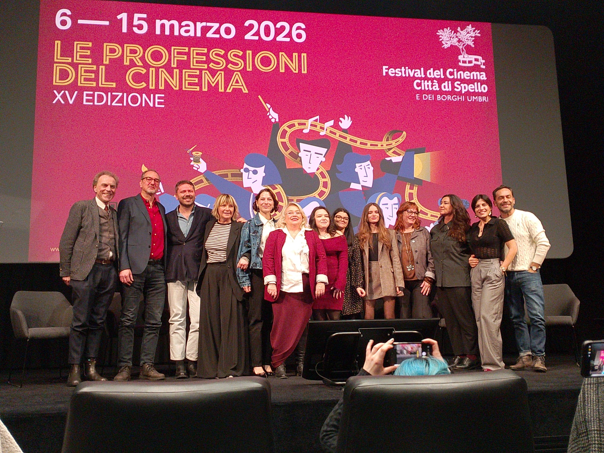 FESTIVAL DEL CINEMA DI SPELLO E DEI BORGHI UMBRI – “Le professioni del cinema” – TRA GLI OSPITI VERONICA PIVETTI, LA BANDA CALIGARI E DANIELE SILVESTRI – 6-15 MARZO – XV edizione
