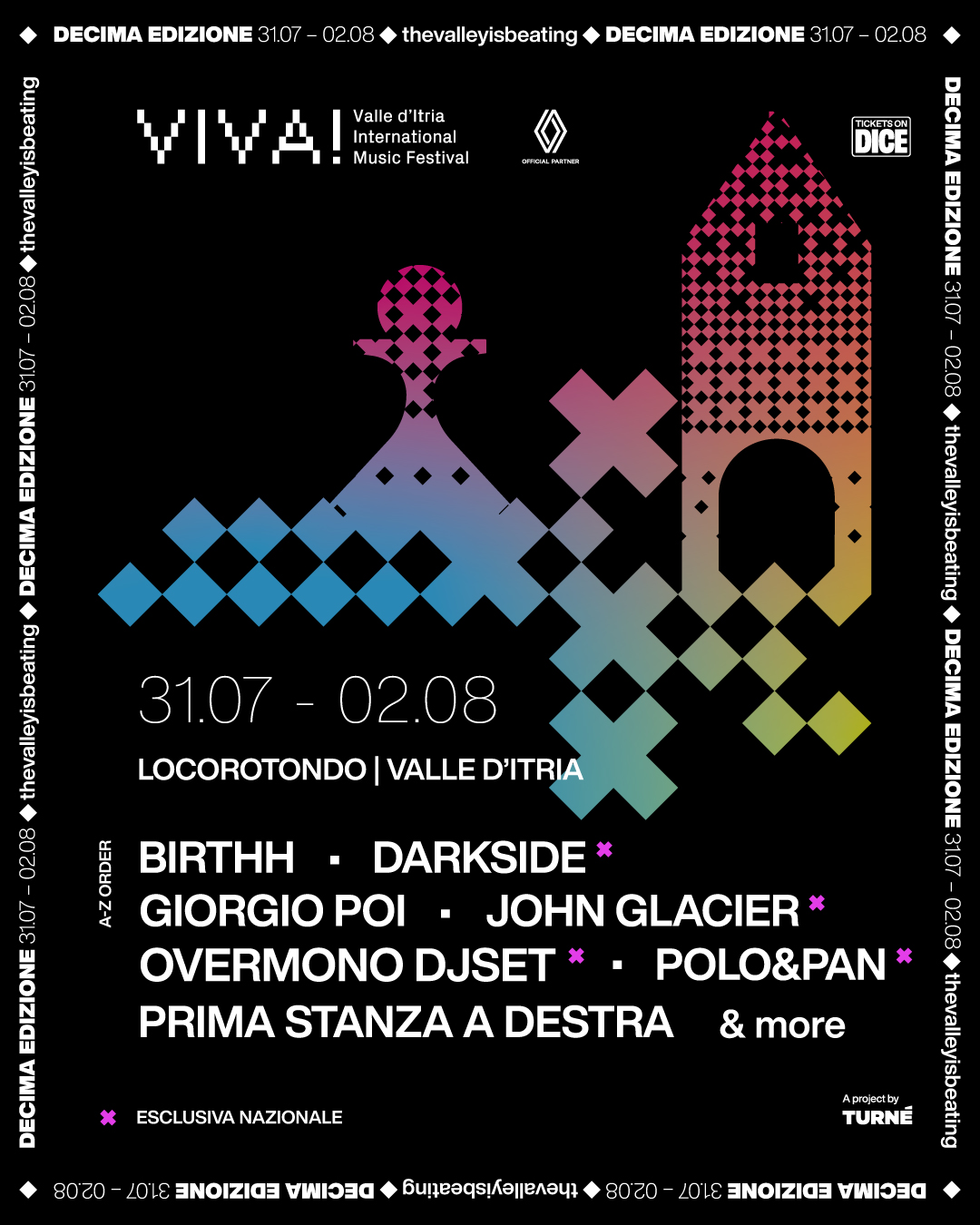 VIVA! Festival 2026: OVERMONO, JOHN GLACIER, BIRTHH, GIORGIO POI, PRIMA STANZA A DESTRA si aggiungono alla line up