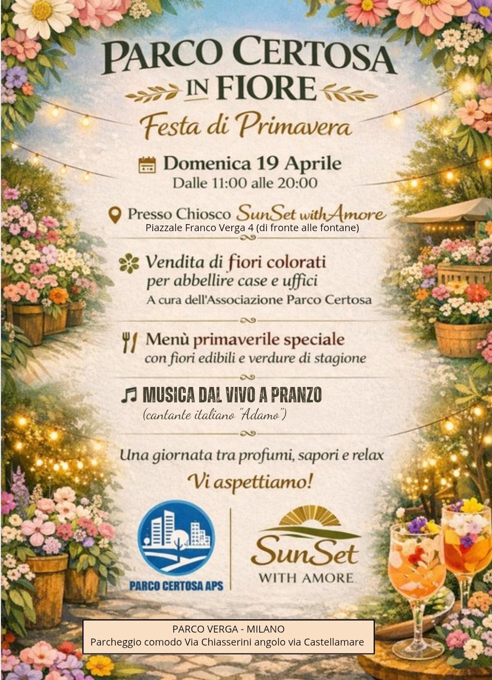 Parco Certosa in Fiore – Festa di primavera