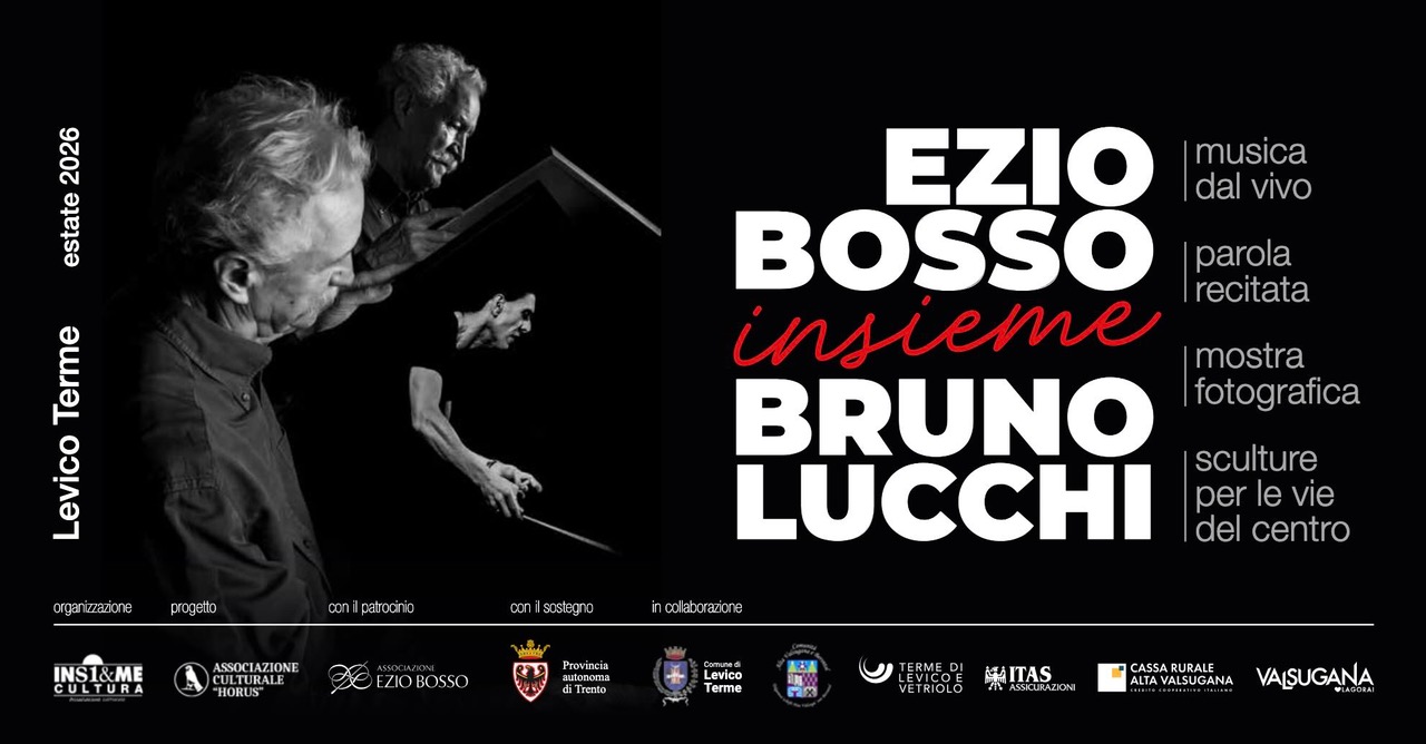 Dal 7 giugno al 20 settembre l’Italia ritrova Ezio Bosso. Un’estate tra musica, scultura e fotografia nel segno dell’amicizia. Dal 7 giugno al 20 settembre l’Italia ritrova Ezio Bosso. Un’estate tra musica, scultura e fotografia nel segno dell’amicizia.
