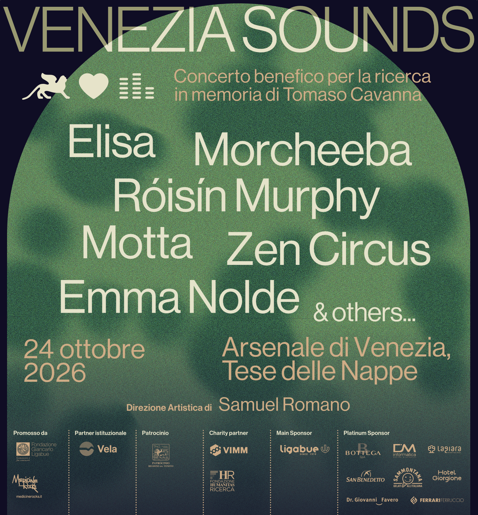 VENEZIA SOUNDS 2026: PRESENTATO OGGI IL CAST COMPLETO VENEZIA SOUNDS 2026: PRESENTATO OGGI IL CAST COMPLETO
